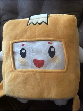 Jumbo Plush Boxy Character Toy - lanky box